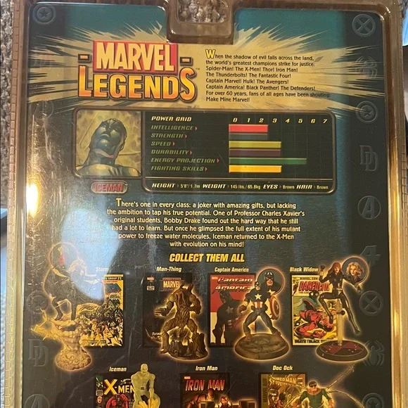 # 0799+ Marvel Legends Series VIII Iceman Figure with Accessories - Picture 3 of 6